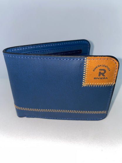 B6431 - Billetera de cuero con protección RFI marca Riviera