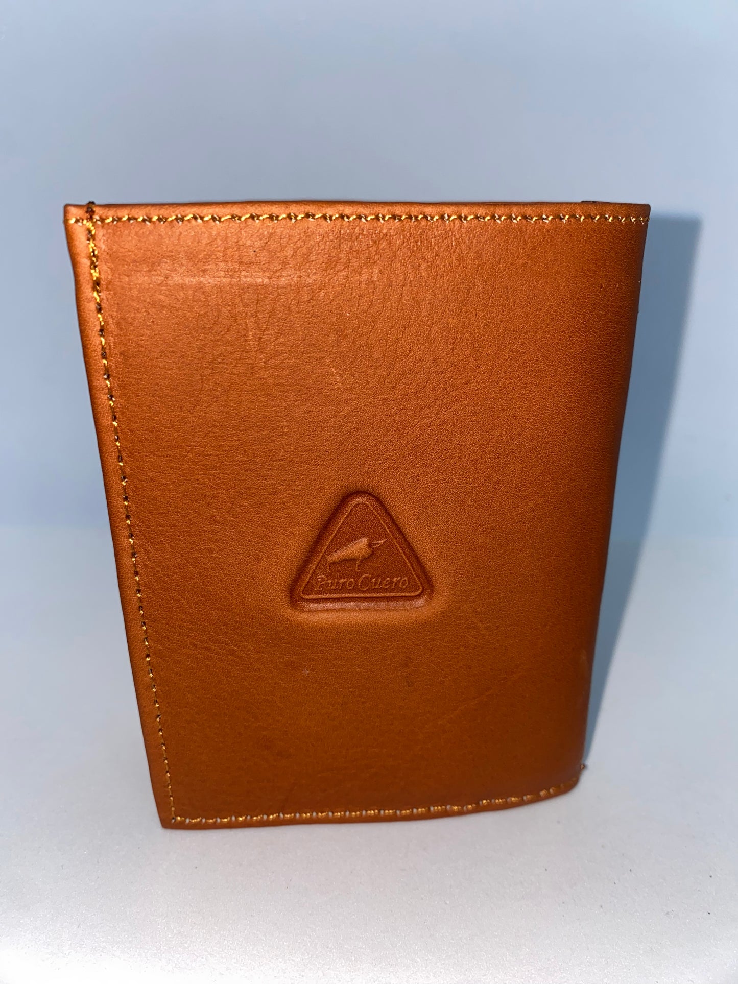 B061 - Billetera de cuero tula marca Puro Cuero