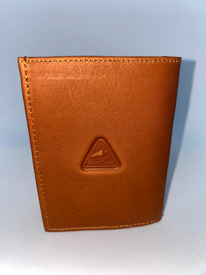 B061 - Billetera de cuero tula marca Puro Cuero