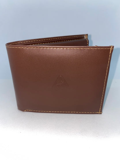 B604 - Billetera de cuero lisa marca puro cuero