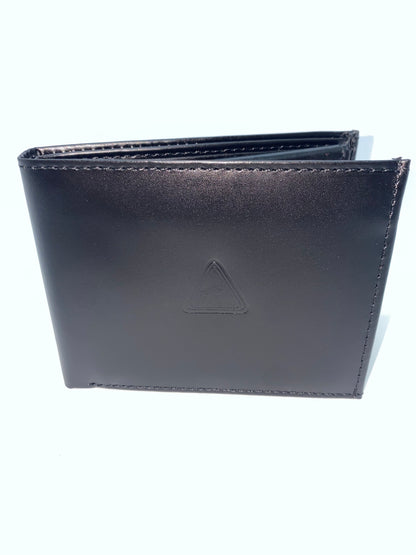B604 - Billetera de cuero lisa marca puro cuero