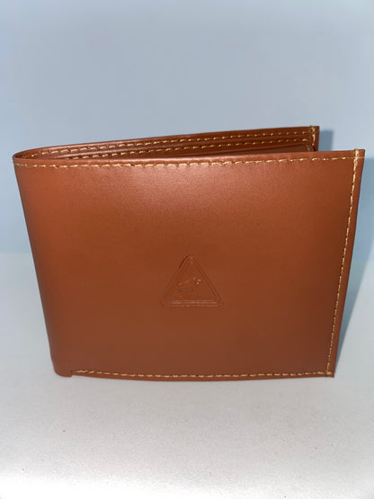 B604 - Billetera de cuero lisa marca puro cuero