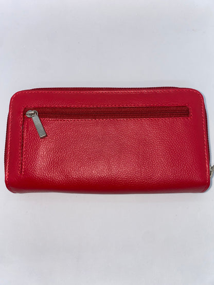 WDZ45 - Wallet de cuero con doble zipper