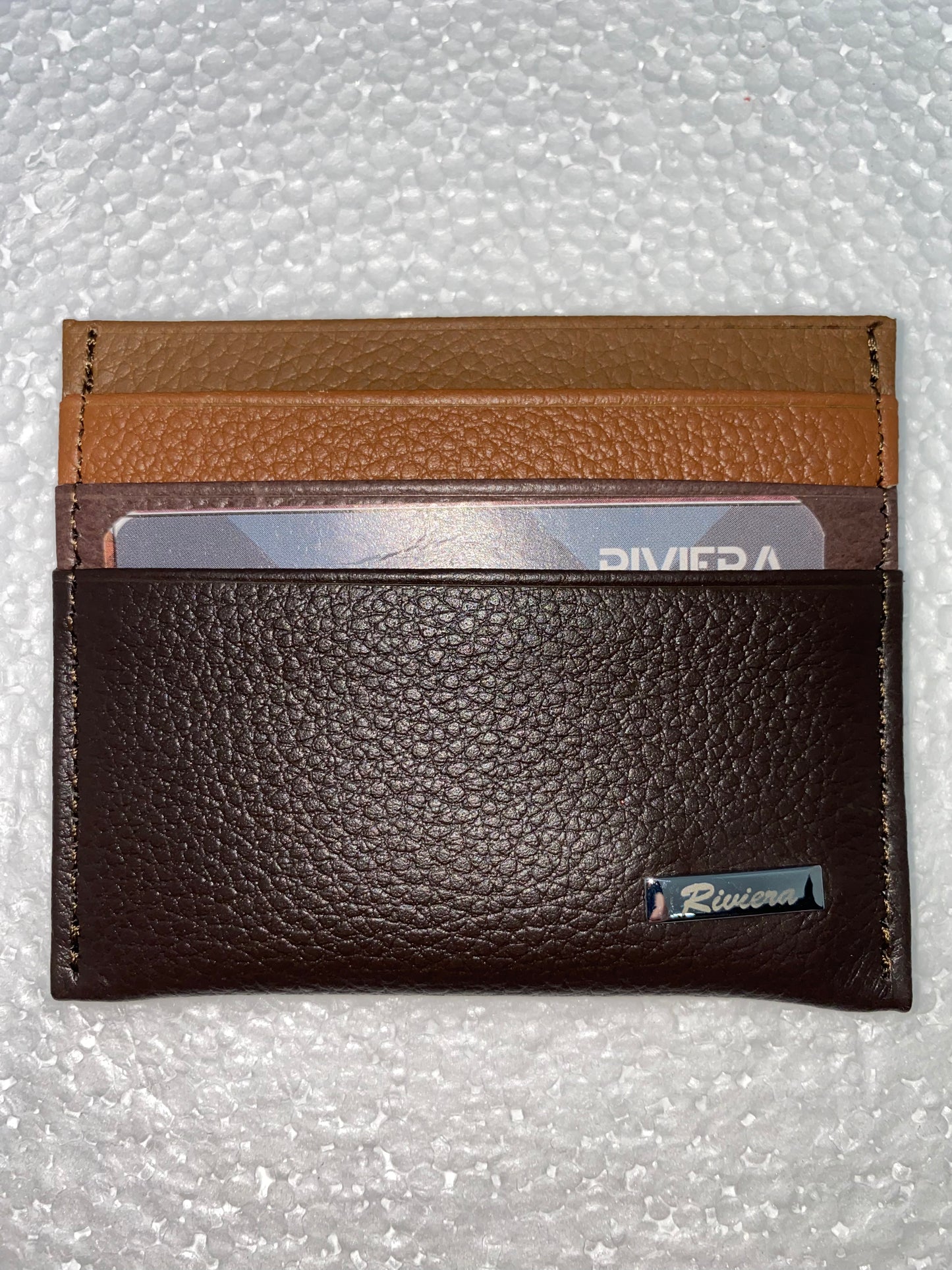 T13 - Tarjetero de cuero marca Riviera