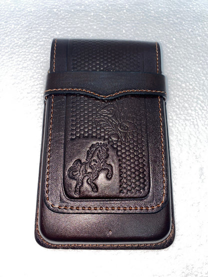 PC18V - Porta celular de cuero tala