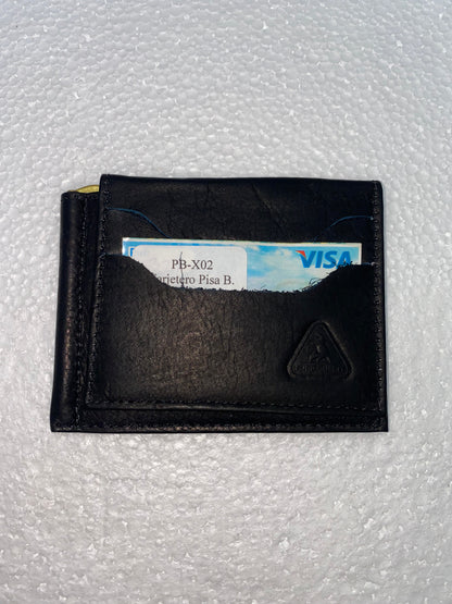 PBX02 - Tarjetero pisa billetes de cuero tula