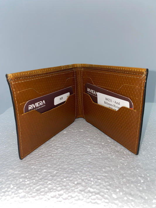 B505 - Billetera de cuero marca Riviera