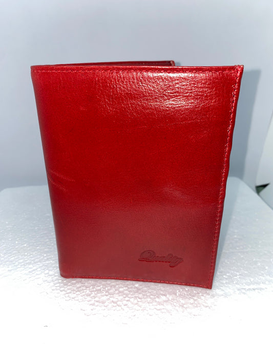 PP27 - Tarjetero porta pasaporte de cuero marca quality