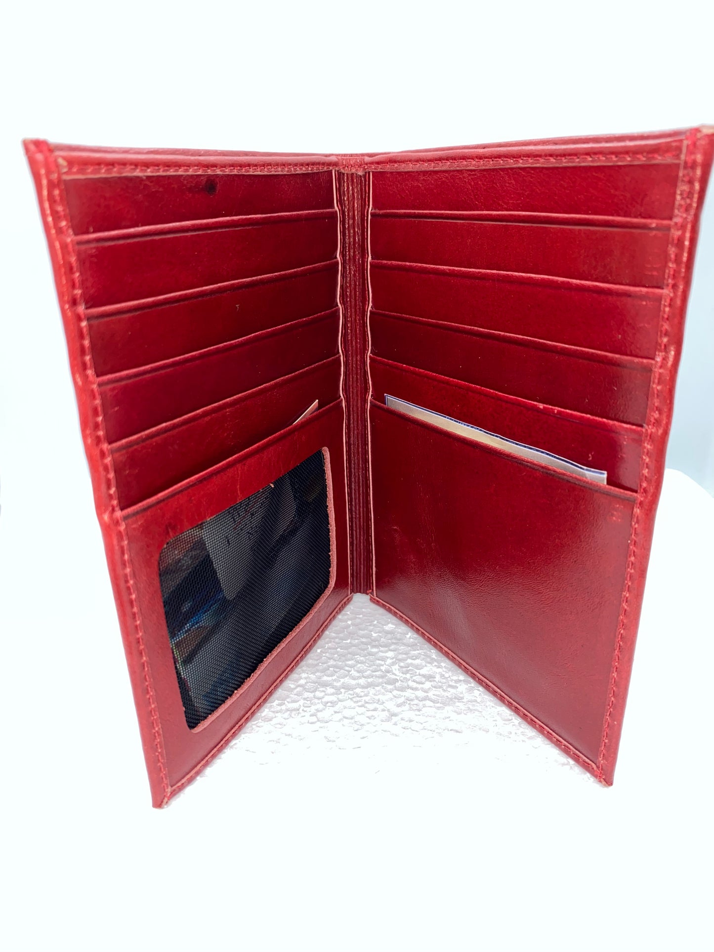 PP27 - Tarjetero porta pasaporte de cuero marca quality