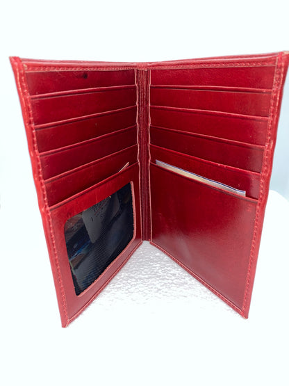PP27 - Tarjetero porta pasaporte de cuero marca quality