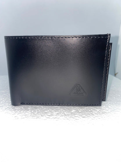 B327 - Billetera de cuero liso marca Angel