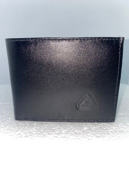 B323 - Billetera de cuero liso marca Angel