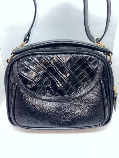 BMB53 - Bolso mini de cuero estilo Baul