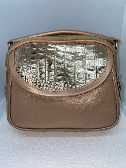 BMB53 - Bolso mini de cuero estilo Baul
