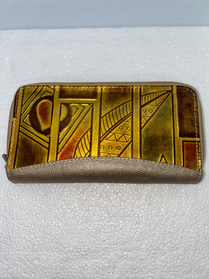 WDZ45 - Wallet de cuero con doble zipper