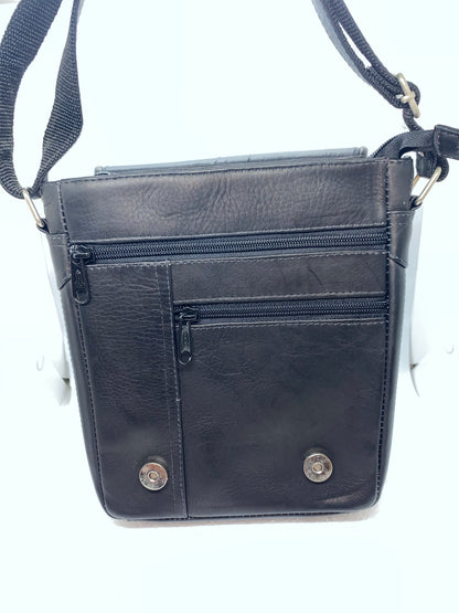 C312 - Carriel de cuero Tula mediano marca Quality Leather