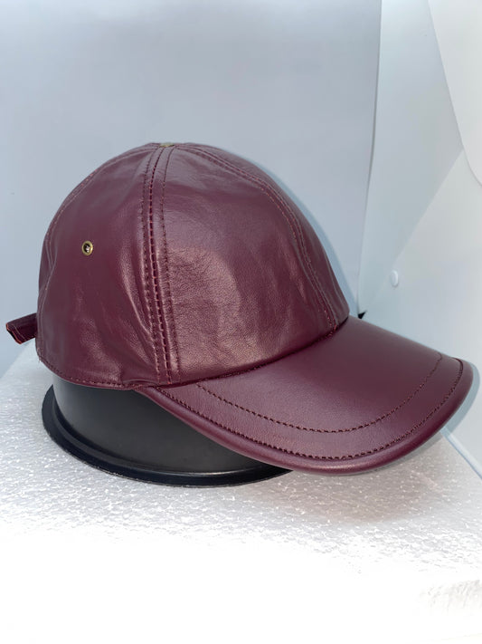 GB28 -  Gorra de cuero tipo beisbolera